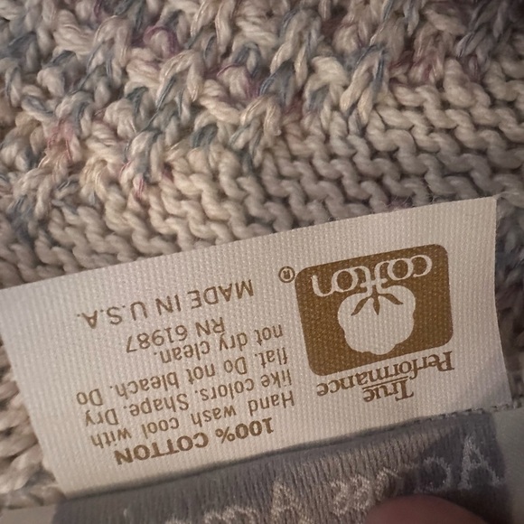 Cozy Multicolor Knit Sweater‎ Size Small Vintage - Picture 4 of 9